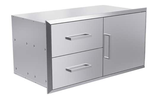 BG-42DDWRC — 42" Double Drawer Combo