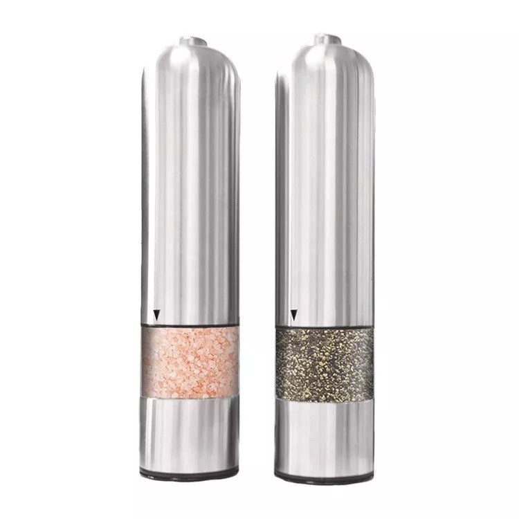 Battery Operated Salt and Pepper Grinder Set (Pack of 2 Mills)